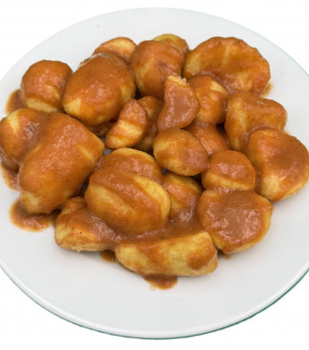 Tapa de patatas bravas