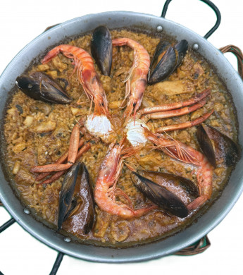 Black mixed Paella