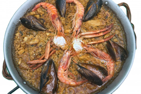 Black mixed Paella